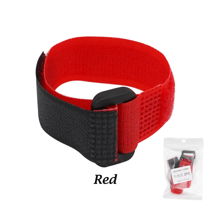 2Pcs anti Crowing Chicken Collar Lightweight Chicken Neckband Adjustable Rooster Chicken Poultry Neck Collar Belt Eco-Friendly