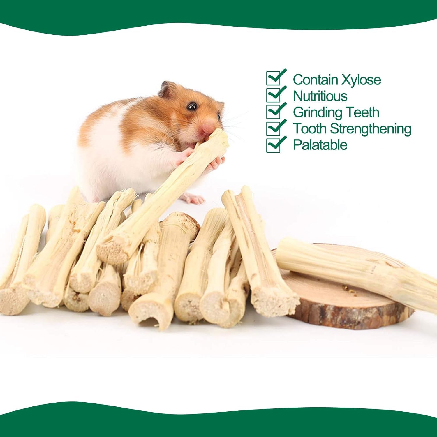 500G Sweet Bamboo Chews for Rabbits, Rabbit Chew Toys Bamboo Sticks | Rabbit Bamboo Chew Sticks, Bamboo Sticks for Rabbits, Bamboo for Rabbits, about 50-60 Sticks, 3.94 In, Rabbits Guinea Pigs