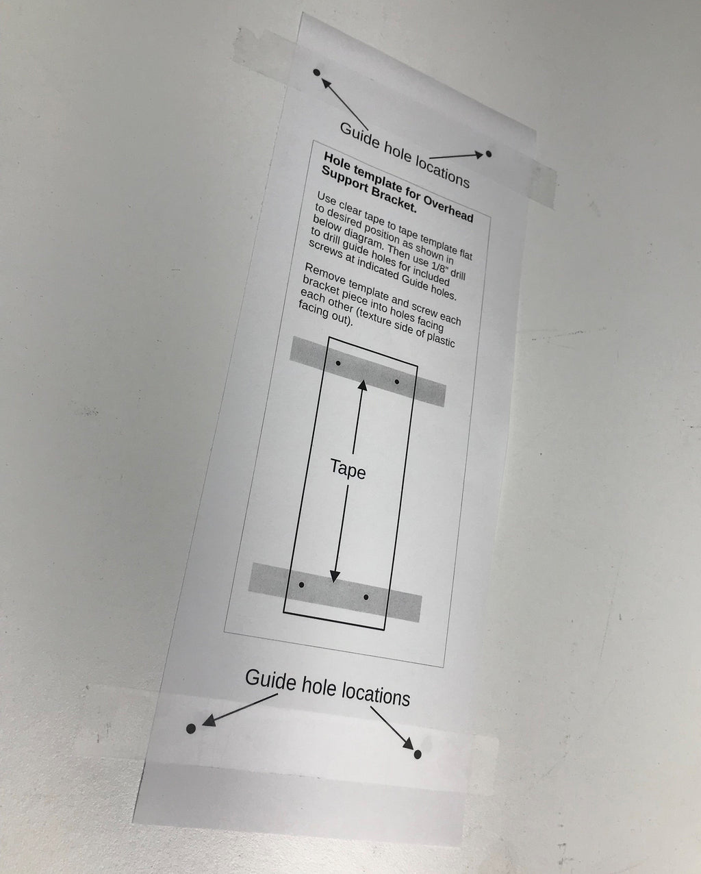 Overhead Mounting Bracket
