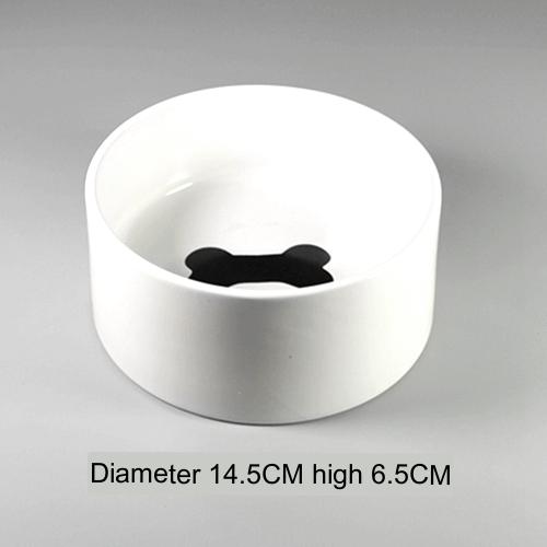 Tail Single Medium Anti-tip Neck Guard Cute Dog Bowl