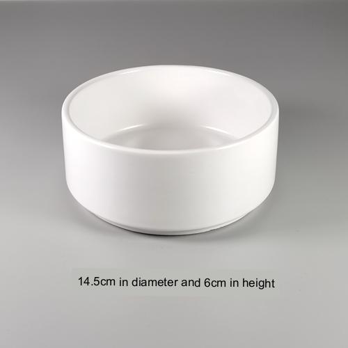 Tail Single Medium Anti-tip Neck Guard Cute Dog Bowl
