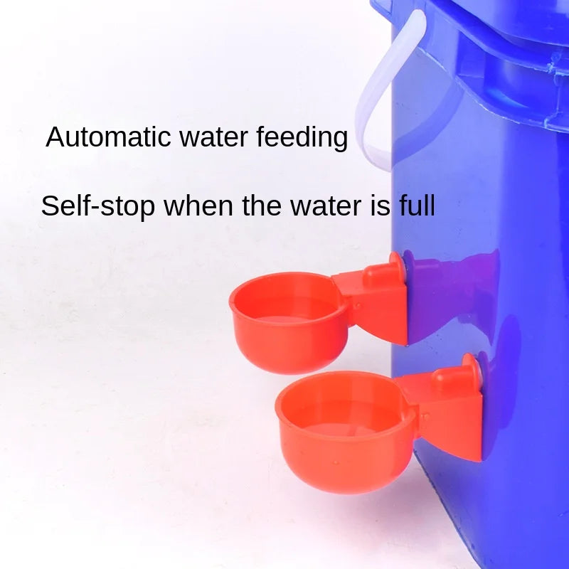 Fully Automatic Chicken Water Dispenser, Duck and Goose Water Cup Kit, Poultry Water Dispenser