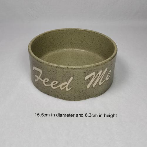 Tail Single Medium Anti-tip Neck Guard Cute Dog Bowl