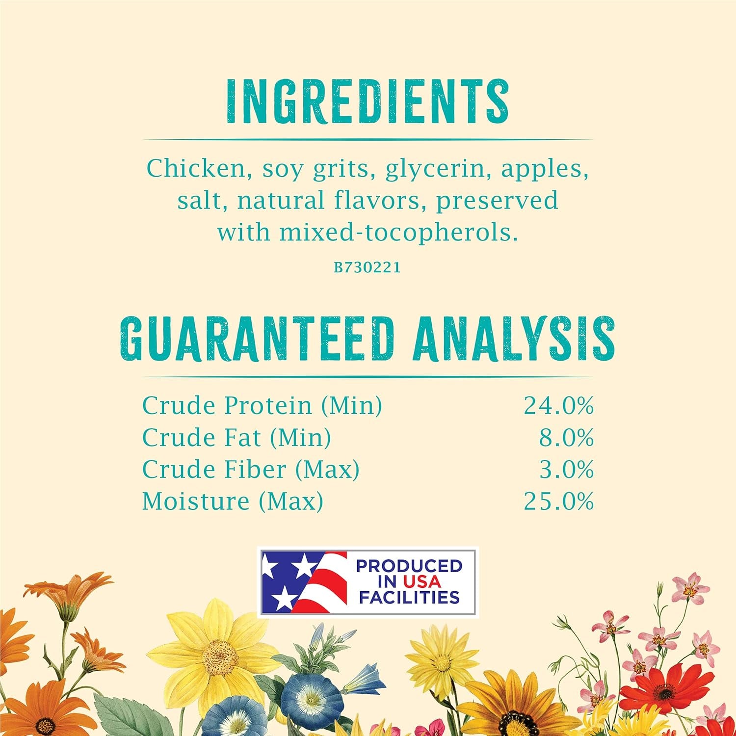 Natural Jerky Grain Free Dog Treats, Chicken & Apple Recipe Jerky Strips - 16 Oz. Pouch