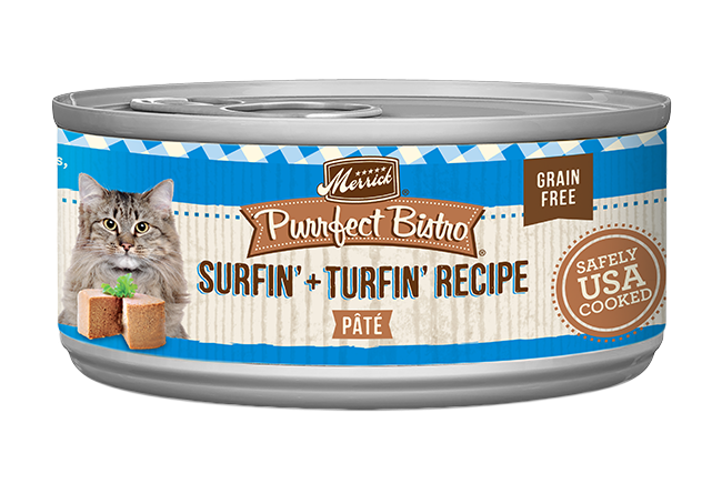 Merrick Purrfect Bistro Grain Free Adult Land & Sea Pate Cat Food