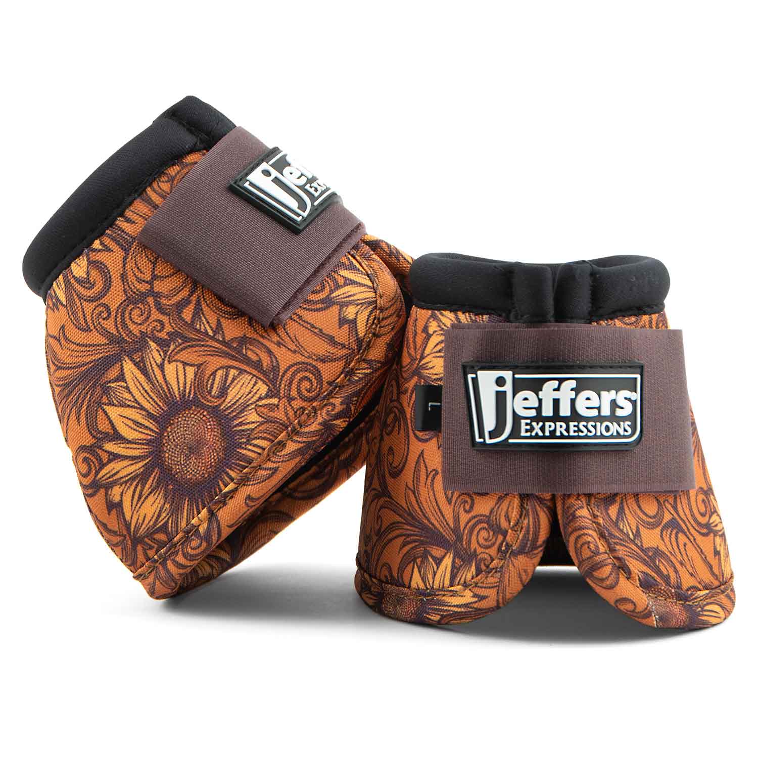 Jeffers Expression No-Turn Bell Boots for Horses, Pair
