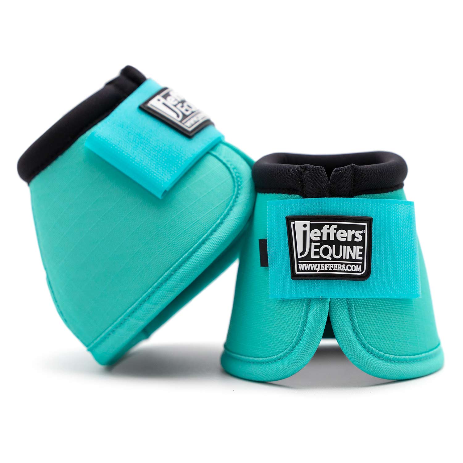 Jeffers No-Turn Bell Boots for Horses, Solid Colors, 2 ct