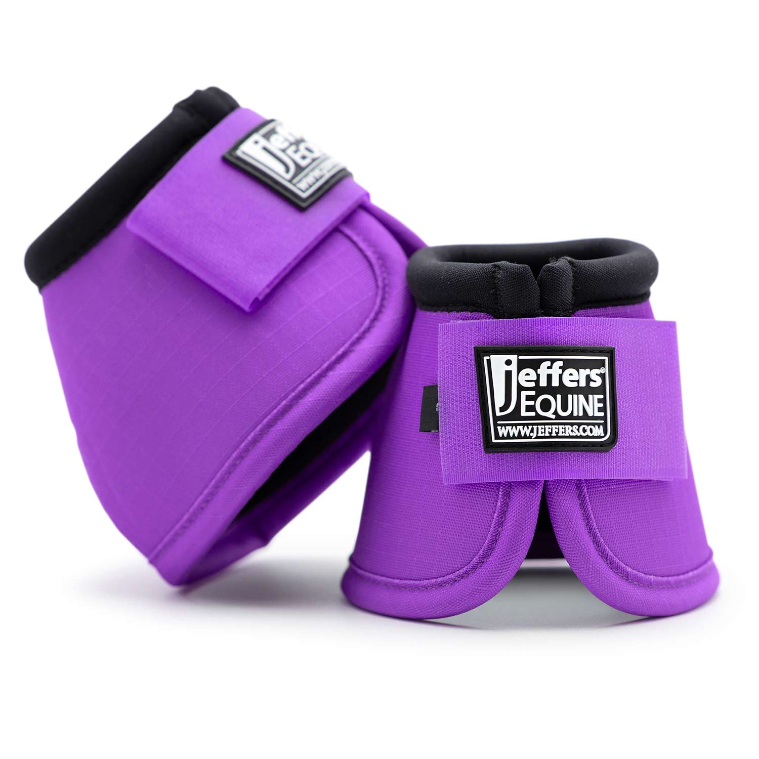 Jeffers No-Turn Bell Boots for Horses, Solid Colors, 2 ct