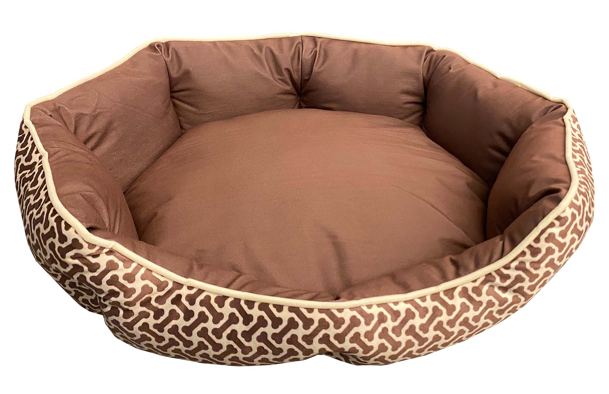Mink Tufted Euro Cuddler Bed For Dogs & Cats