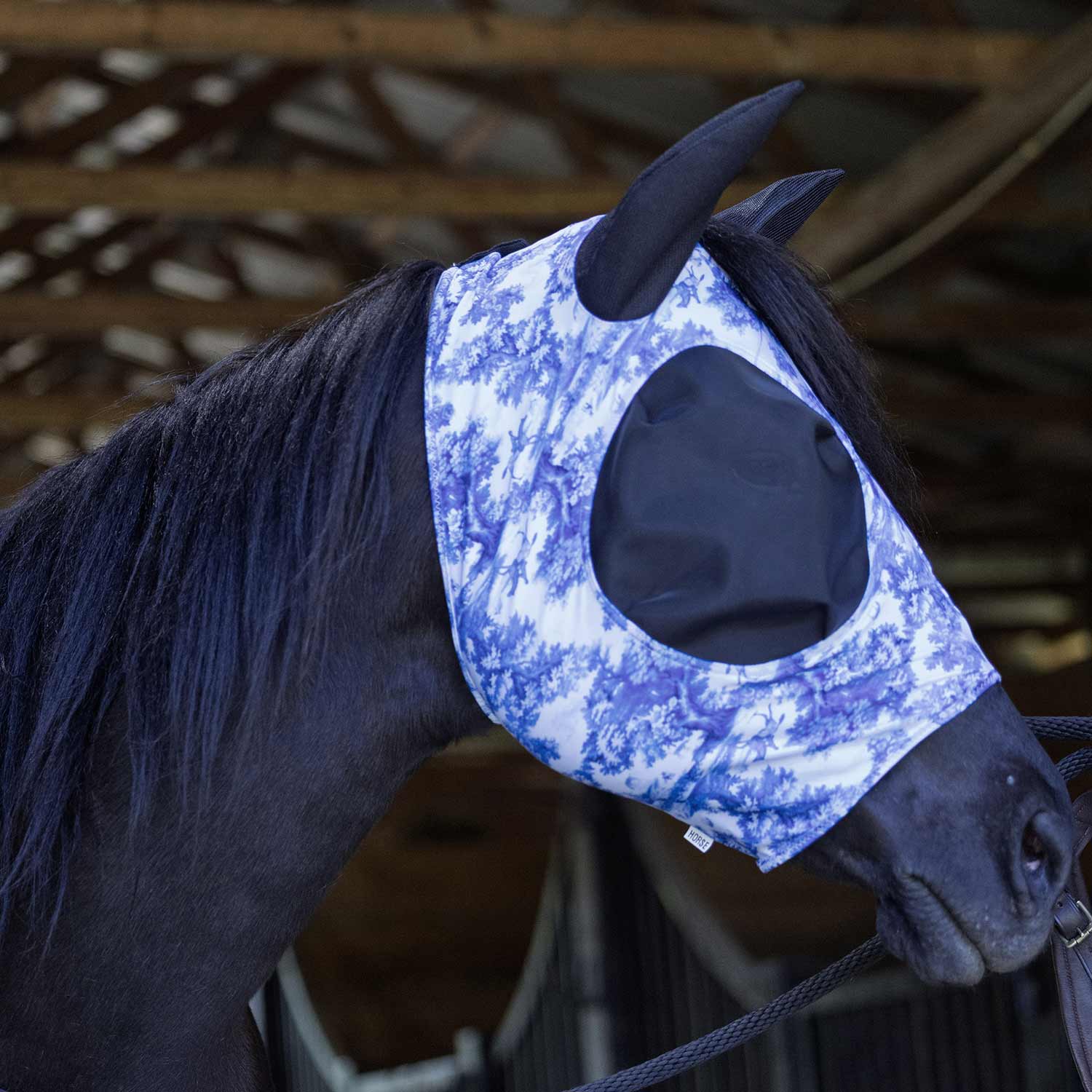 Jeffers Expression Lycra Horse Fly Mask with Ears