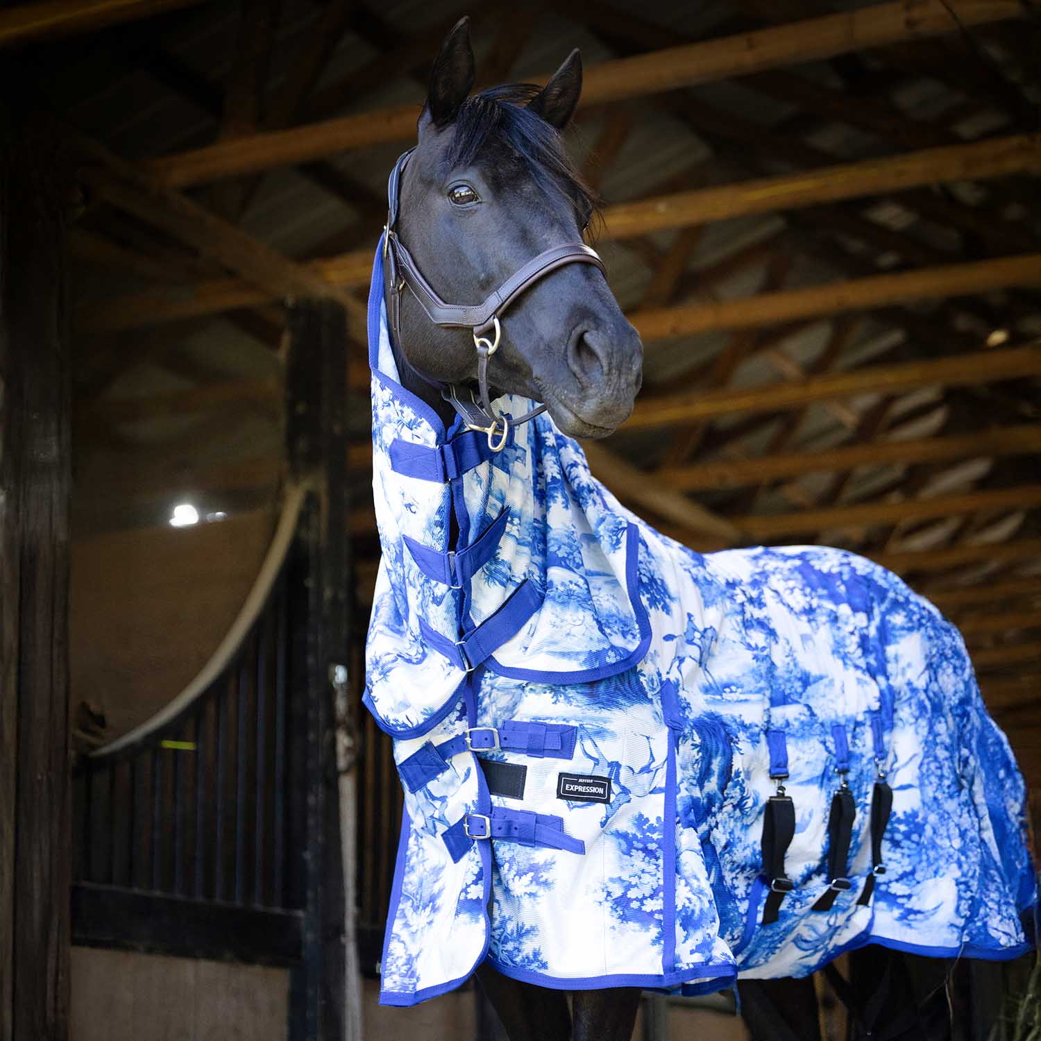 Jeffers Expression Softmesh Combo Neck Horse Fly Sheet
