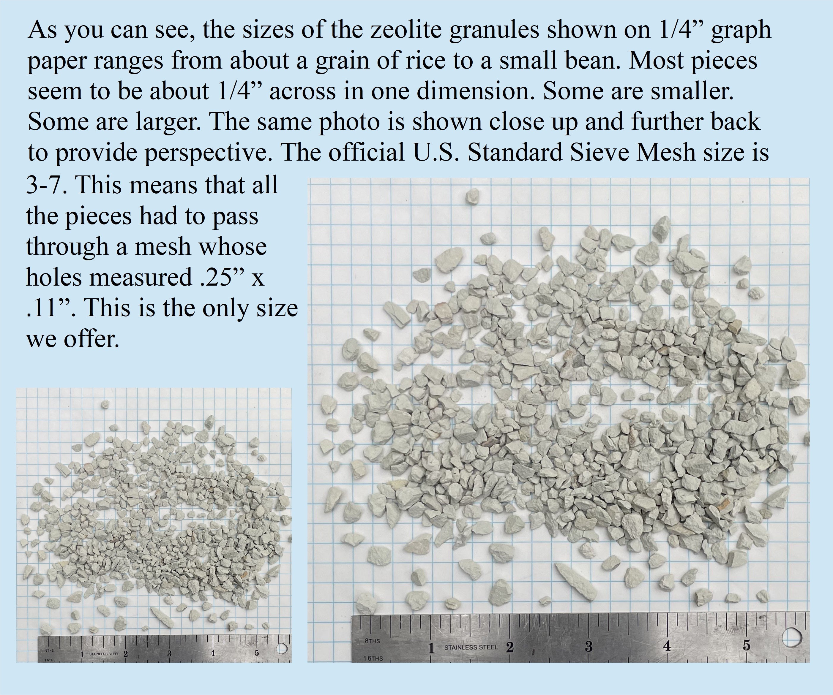 Clinoptilolite Zeolite | Bulk | Sizes 2-24 lbs. | Free shipping
